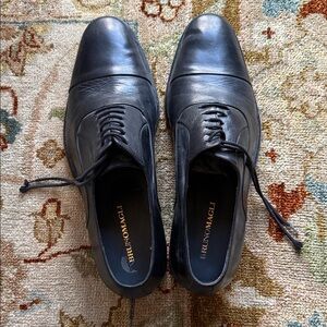 Bruno Magli Men's Dark Leather Oxfords